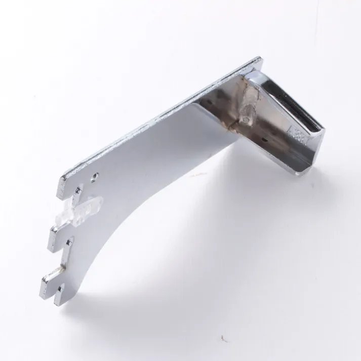 ロイヤル Sバー用ブラケット 角パイプ用 クローム 右 A-387S 100mm