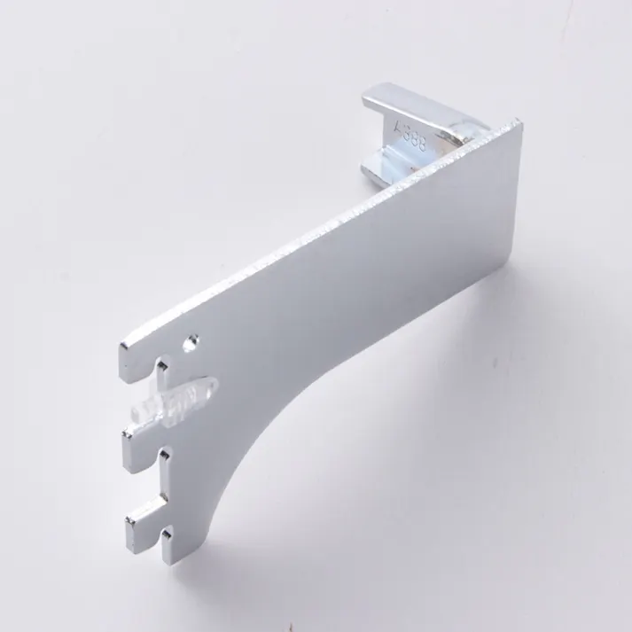 ロイヤル Sバー用ブラケット 角パイプ用 クローム 左 A-388S 100mm