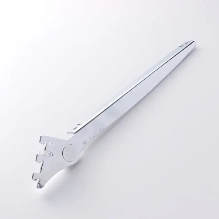 ロイヤル 木棚用傾斜 ブラケット 左側用 クローム AL-56S 300mm