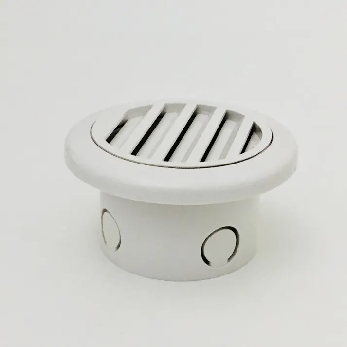 PC丸型ガラリ 75φ 自然 ホワイトグレー