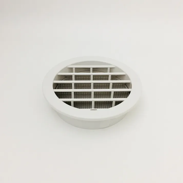PC丸型ガラリ 150φ 自然 ホワイトグレー