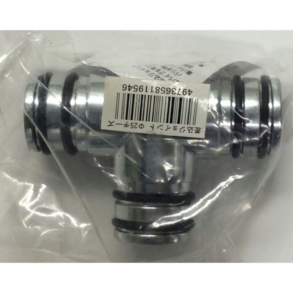 差込ジョイント チーズ TU-308 25mm ステンレス・鉄パイプ 差込ジョイント チーズ TU-308 25mm ステンレス・鉄パイプ