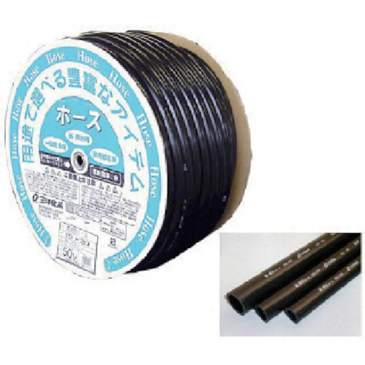 【CAINZ-DASH】三洋化成 ノウエンゲイホース15×20 50mドラム巻 NE-1520D50BK【別送品】
