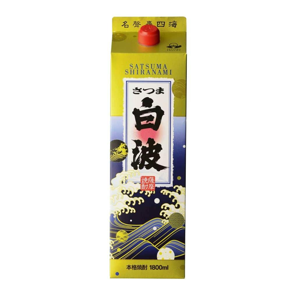 さつま白波 芋 25度 パック 1800ml 芋焼酎 さつま白波 芋 25度 パック 1800ml 芋焼酎