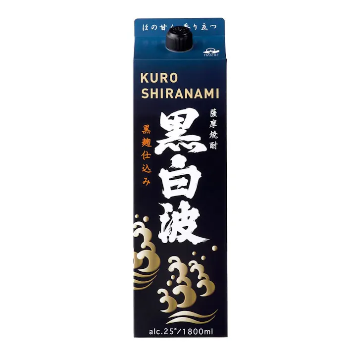 黒白波 芋 25度 パック 1800ml