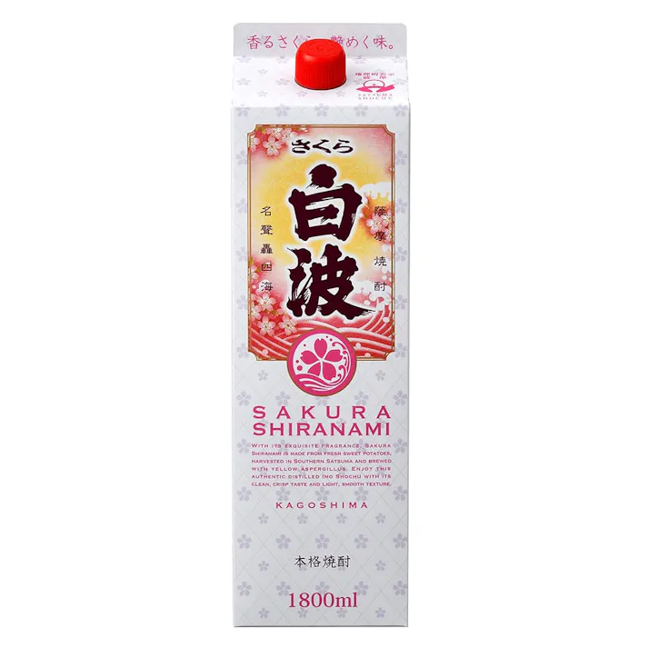 さくら白波 芋 25度 パック 1800ml