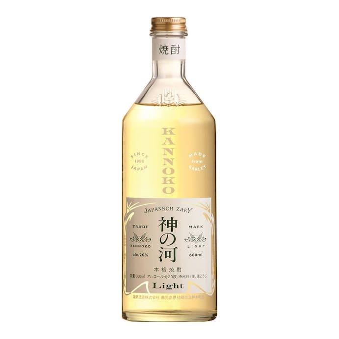 神の河Light 麦 20度 600ml【別送品】