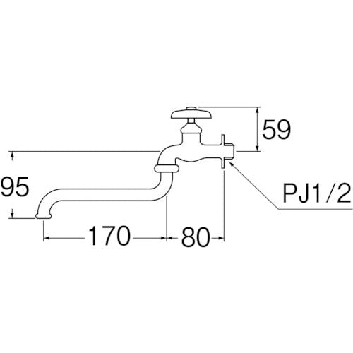 CAINZ-DASH】SANEI 自在水栓 A10J-13【別送品】 | 工事