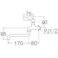 【CAINZ-DASH】SANEI 厨房用自在水栓 二条ネジ 90度開閉 一般地・寒冷地共用形 固定コマ A1310-13【別送品】