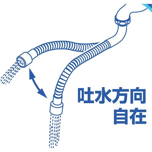 CAINZ-DASH】SANEI ベンリー自在パイプ ジャバラ式 長さ