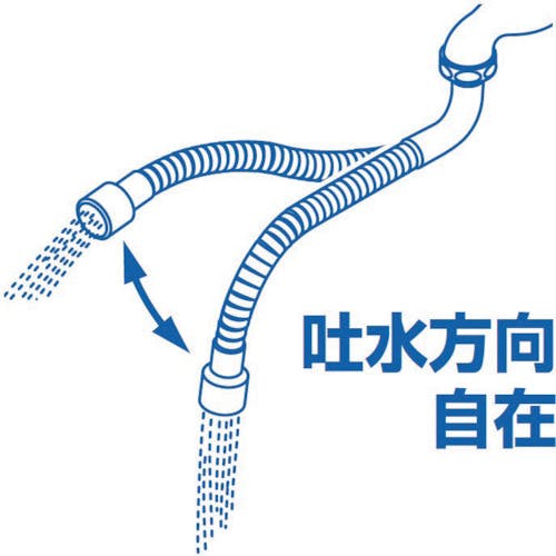 CAINZ-DASH】SANEI ベンリー自在パイプ ジャバラ式 400mm