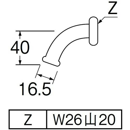 CAINZ-DASH】SANEI 万能ホームパイプ PY12J-64X-16【別送品