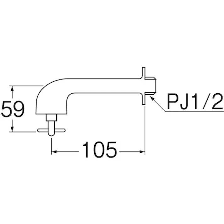 【CAINZ-DASH】SANEI 衛生水栓 Y40J-13【別送品】