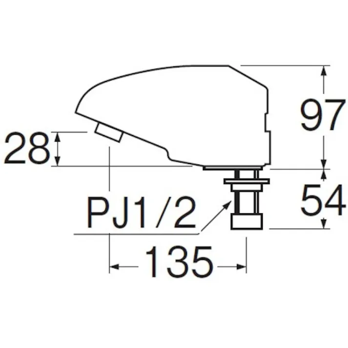 【CAINZ-DASH】SANEI 自動立水栓 EY50DC-13【別送品】