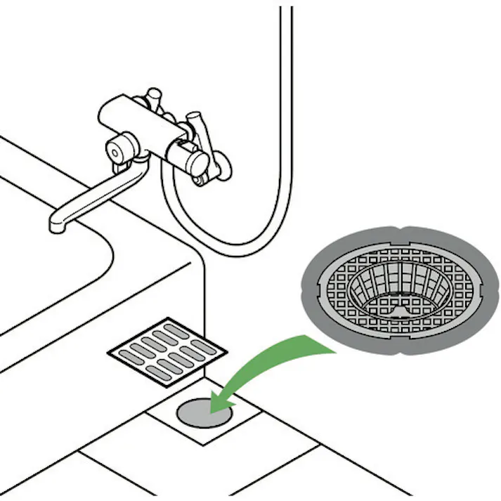 【CAINZ-DASH】SANEI ユニットバス用ヘアキャッチャー PH396【別送品】