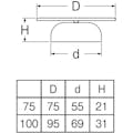 【CAINZ-DASH】ＳＡＮＥＩ ワントラップ皿 PH50F-100【別送品】