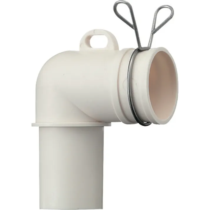 【CAINZ-DASH】SANEI 洗濯機排水トラップエルボ 排水ホース接続用 ステンレスバンド付 PH554FSA【別送品】