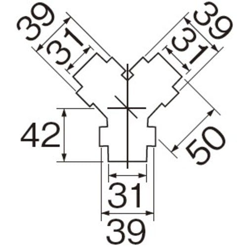 CAINZ-DASH】SANEI 排水ホースY型ツギテ PH62-35【別送品