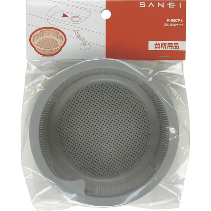 【CAINZ-DASH】SANEI 流し排水栓カゴ 耐熱90℃ キッチン用 PH697F-L【別送品】