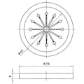 【CAINZ-DASH】ＳＡＮＥＩ 流し菊割れフタ PH65-9【別送品】