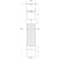 【CAINZ-DASH】ＳＡＮＥＩ 洗濯機排水ホース PH64-861T-2M-I【別送品】