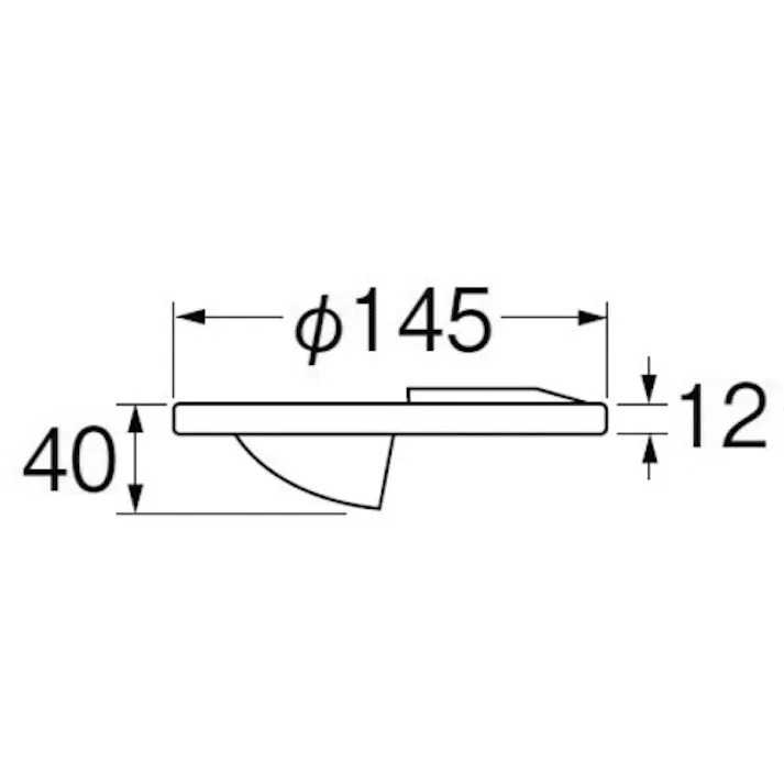 【CAINZ-DASH】SANEI PC排水栓フタ 直径145mm キッチン排水口用 ゴミ隠し PH6530F【別送品】