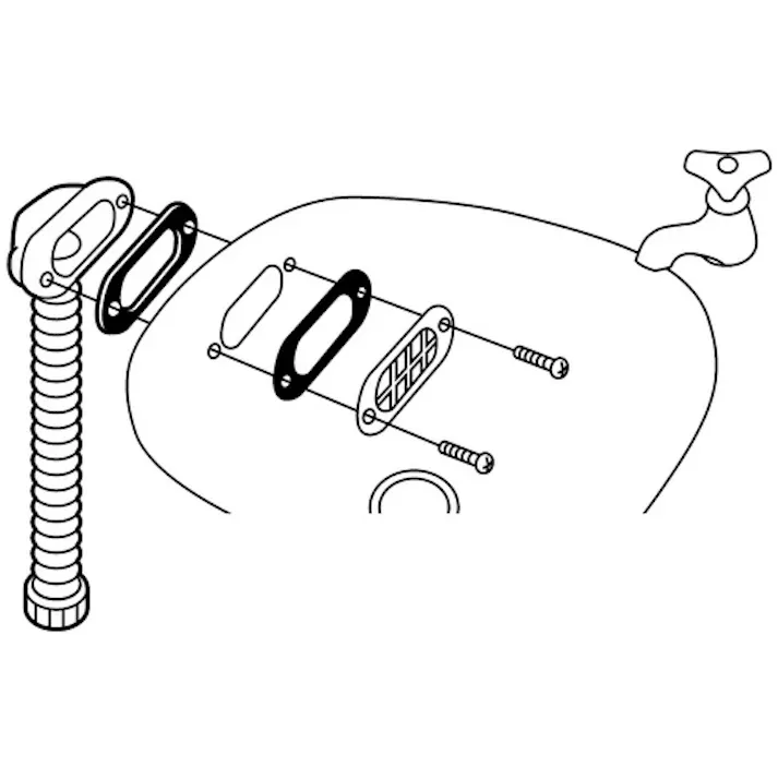 【CAINZ-DASH】SANEI ホーロー用トラップホース PH787-32【別送品】