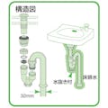 【CAINZ-DASH】ＳＡＮＥＩ 洗面排水栓付Ｓトラップ PH778-32【別送品】