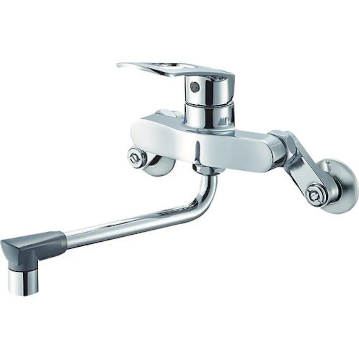 【CAINZ-DASH】SANEI シングル混合栓 キッチン用 オールメッキ パイプの長さ190mm K17110ED-13【別送品】