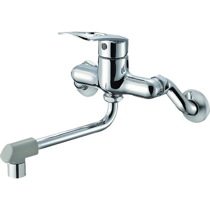 【CAINZ-DASH】SANEI シングル混合栓 エコ 取付可能寸法120~220mm K1700ED-4UR-13【別送品】