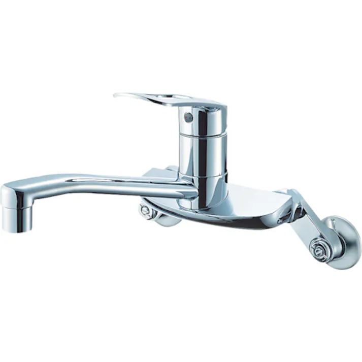 【CAINZ-DASH】SANEI シングル混合栓 キッチン用 上向きパイプ 寒冷地用 K2710EK-13【別送品】