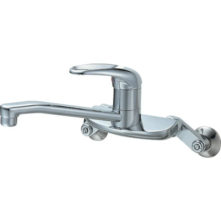 【CAINZ-DASH】SANEI シングル混合栓 取付寸法120~220mm 上向きパイプ CK2710-13【別送品】