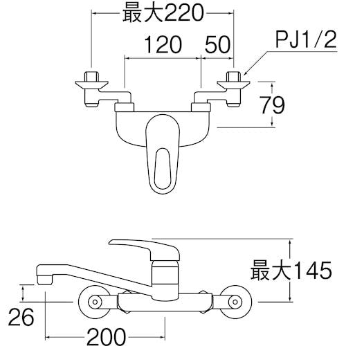カイジン CAINZ-DASH】SANEI 散水栓 Y80J-13【別送品】 | 工事・照明用品