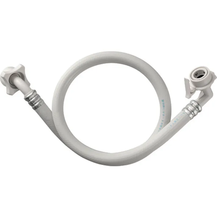 【CAINZ-DASH】SANEI 自動洗濯機給水ホースL型 長さ0.8m ねじれ防止 元口別売 PT1700-1-0.8【別送品】