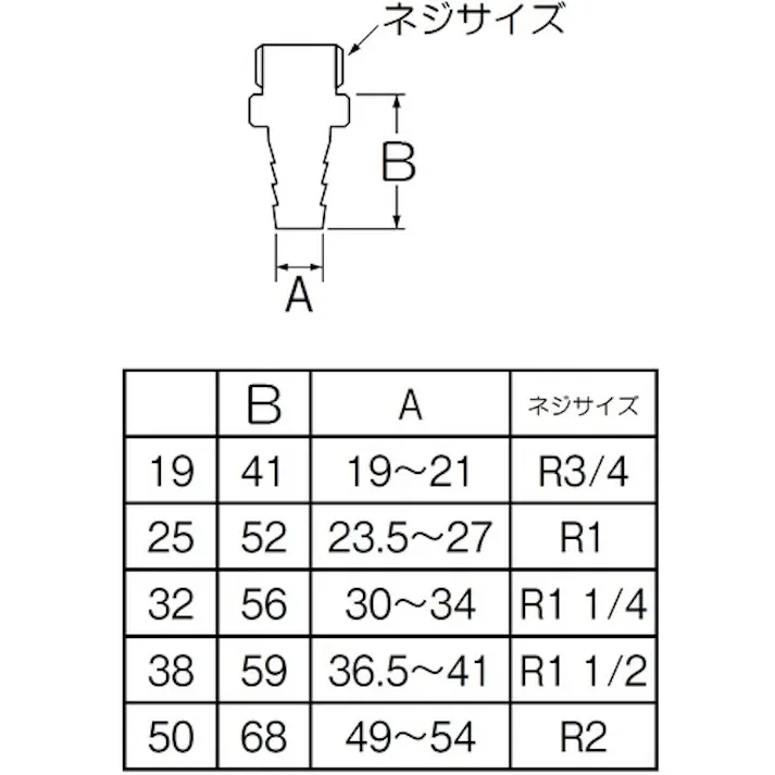 【CAINZ-DASH】SANEI PCホースニップル T280-38【別送品】