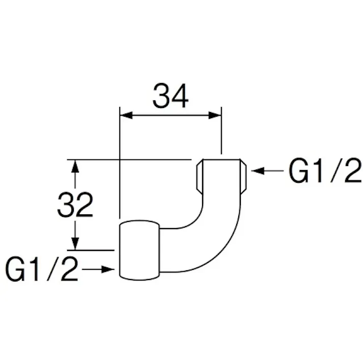 【CAINZ-DASH】SANEI ナット付ベンリーカンエルボ 袋ナット回転式 パッキン付き T204-13【別送品】
