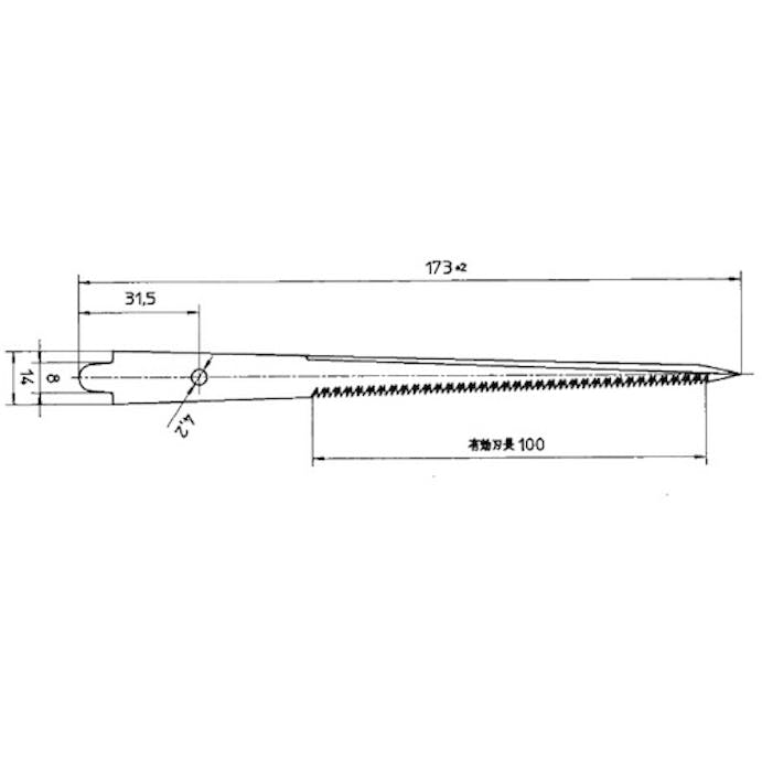 【CAINZ-DASH】ＳＡＮＥＩ 引回しワールドソー替刃 R394F【別送品】