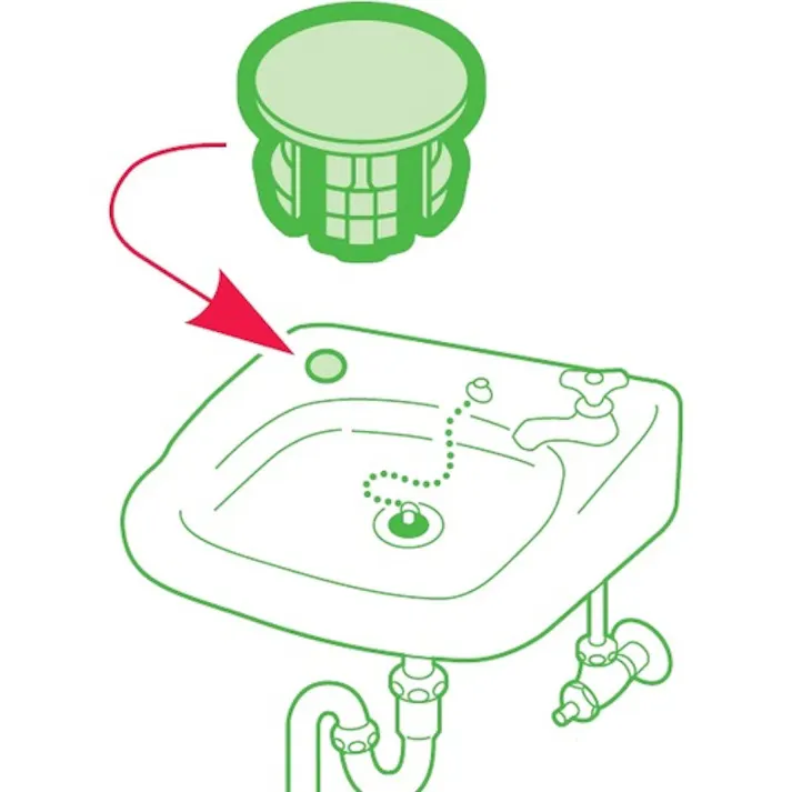 【CAINZ-DASH】SANEI 洗面器用キャップ PR57【別送品】