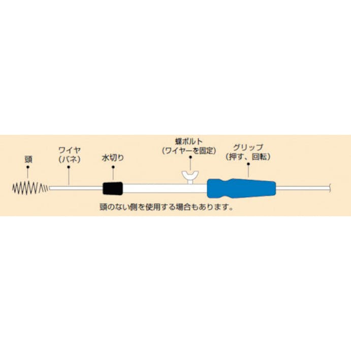 【CAINZ-DASH】ＳＡＮＥＩ パイプクリーナー　５ｍ PR80-5【別送品】