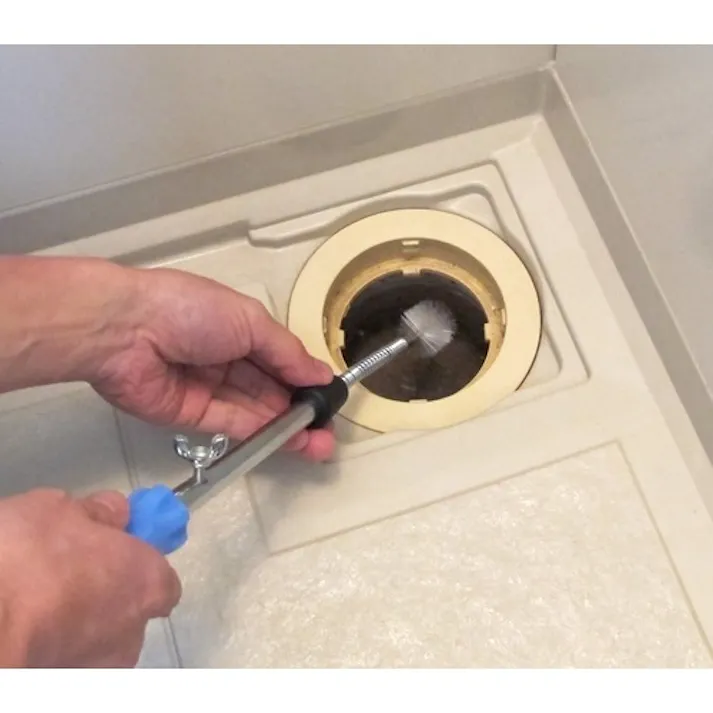 【CAINZ-DASH】SANEI パイプクリーナー 30mm径ブラシ付 長さ5m PR802-5【別送品】