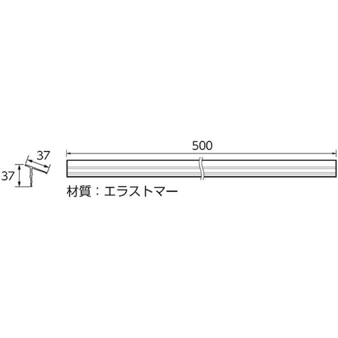 【CAINZ-DASH】ＳＡＮＥＩ 洗面化粧台用すきまパッキン PP60-500【別送品】