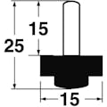 【CAINZ-DASH】ＳＡＮＥＩ 水栓補修部品　節水コマ　呼び径１３ｍｍ JP84-12S-15【別送品】