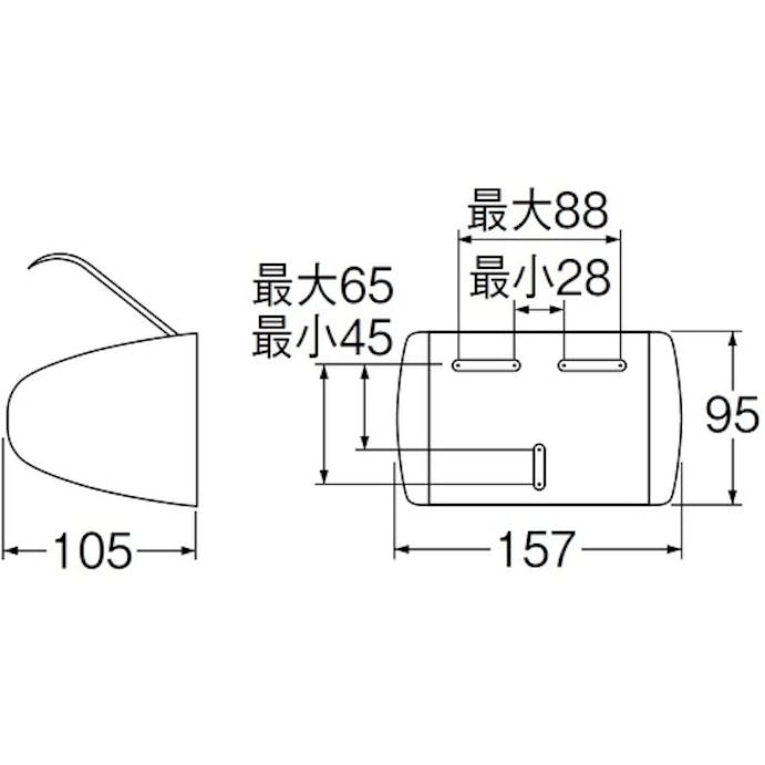 【CAINZ-DASH】ＳＡＮＥＩ ワンタッチペーパーホルダー W372-I【別送品】