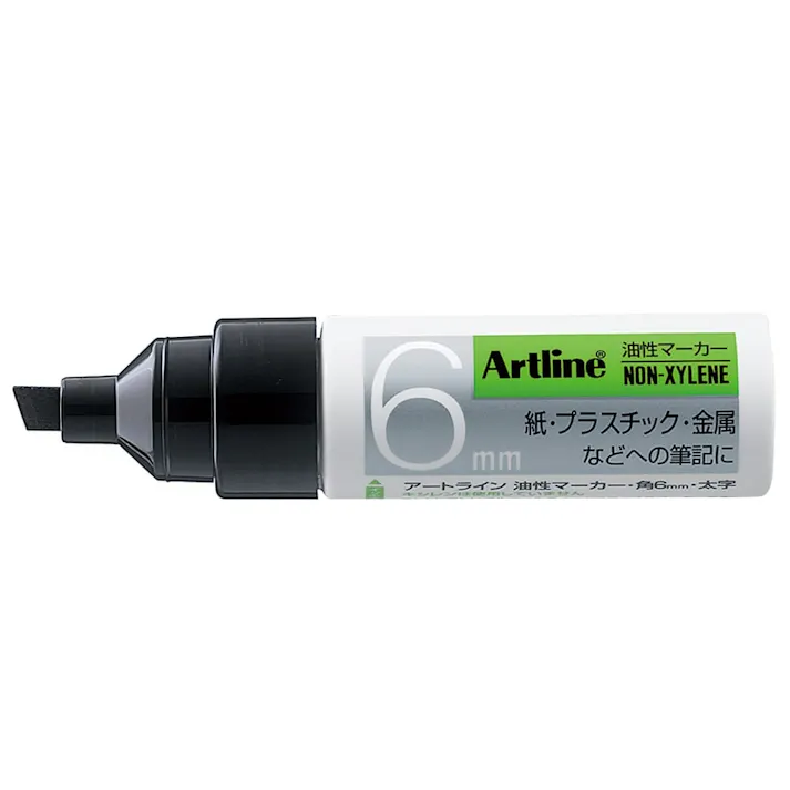 アートライン油性 角6m/m黒K-50-H