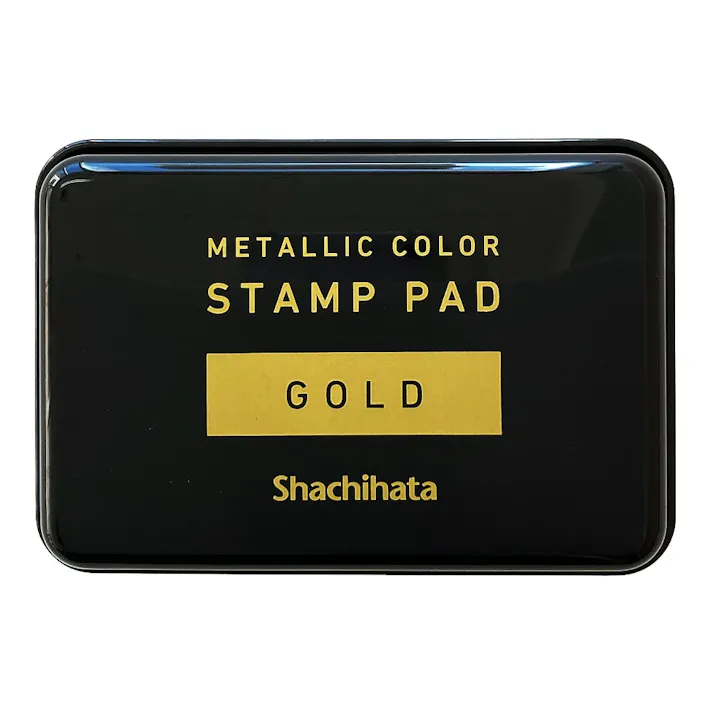 メタリックカラー スタンプパッド ゴールド