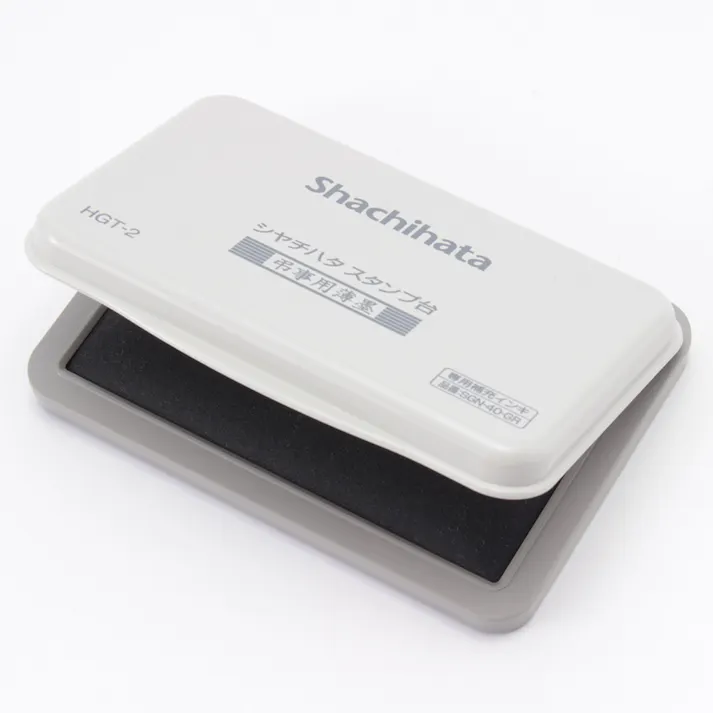 弔事用薄墨スタンプ台 中形 HGT-2-GR