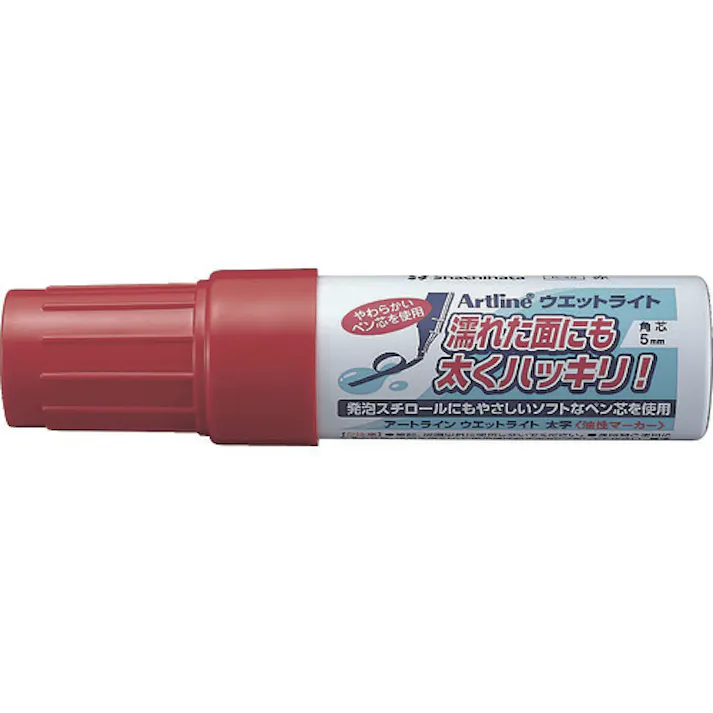 【CAINZ-DASH】シヤチハタ ウェットライト 太字 赤 K-45-R【別送品】