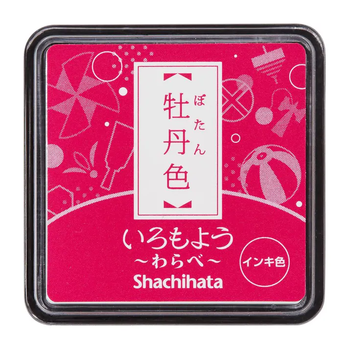 いろもよう わらべ 牡丹色