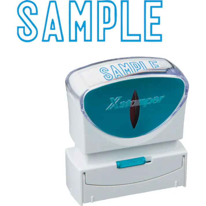 【CAINZ-DASH】シヤチハタ スタンプ ビジネス用 キャップレス B型 藍 SAMPLE X2-B-10023 X2-B-10023【別送品】