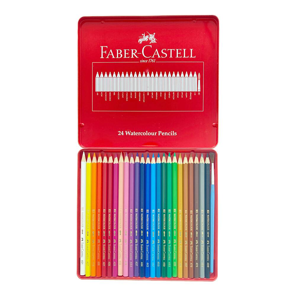 1位獲得 ファーバーカステル水彩24色 ファーバーカステル Faber-Castell 水彩色鉛筆 24色セット 赤缶 115925 入学準備 新学期  新入学準備 文具 文房具 贈り物 子供 こども 大人の塗り絵 画材 水彩絵具 絵の具 画材セット 豪華セット お気にいる - 筆記具